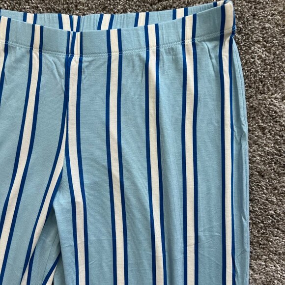 Nordstrom Spandex Pajama Pants for Women Size: M Multicolor: blue/white - Picture 4 of 4